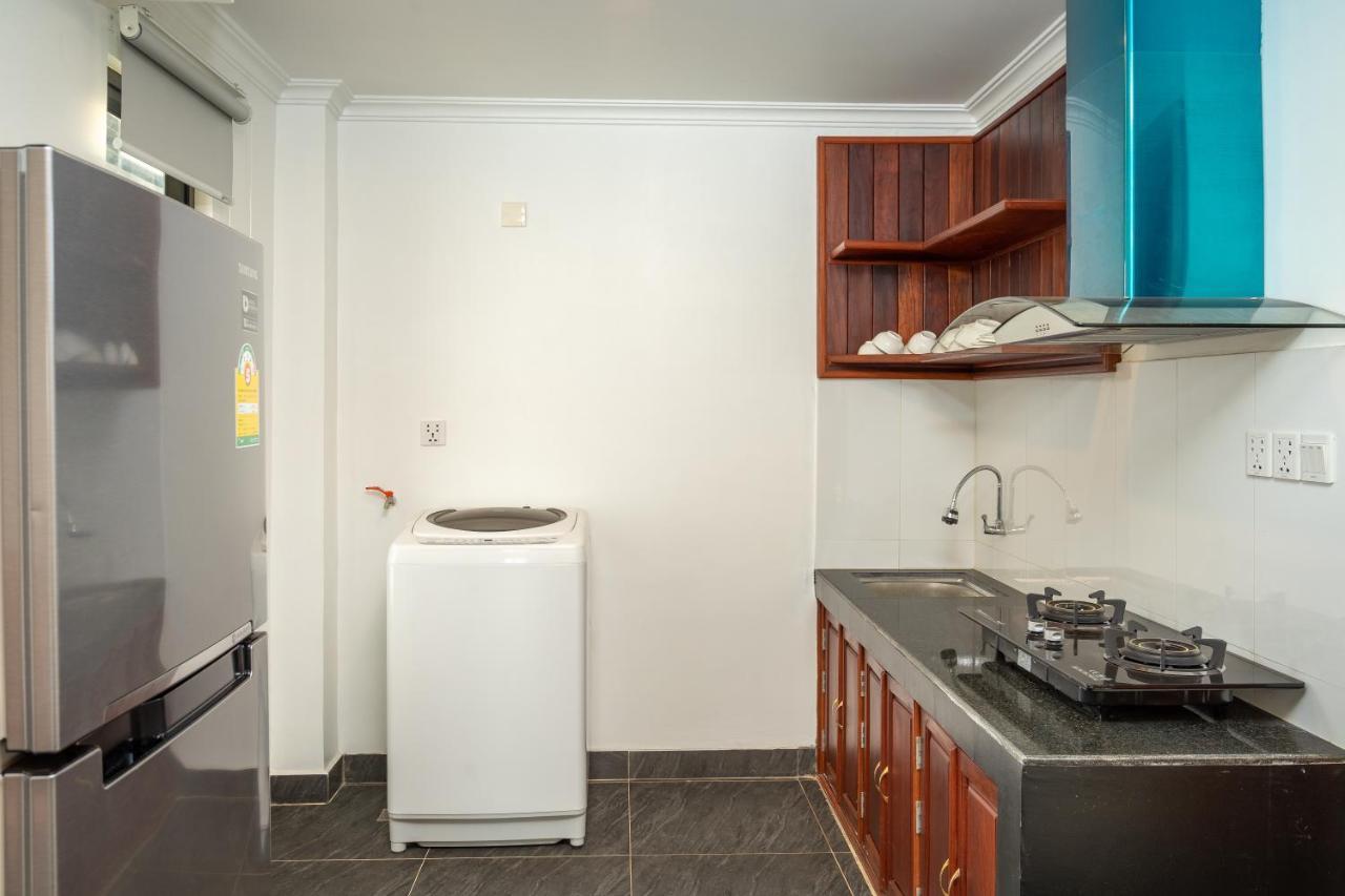 400 négyzetméteres, 1 hálószobás, 1 saját fürdőszobával rendelkező Apartman Sala Kamreuk területén Sziemreap Kültér fotó