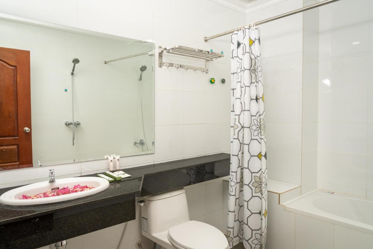 400 négyzetméteres, 1 hálószobás, 1 saját fürdőszobával rendelkező Apartman Sala Kamreuk területén Sziemreap Kültér fotó